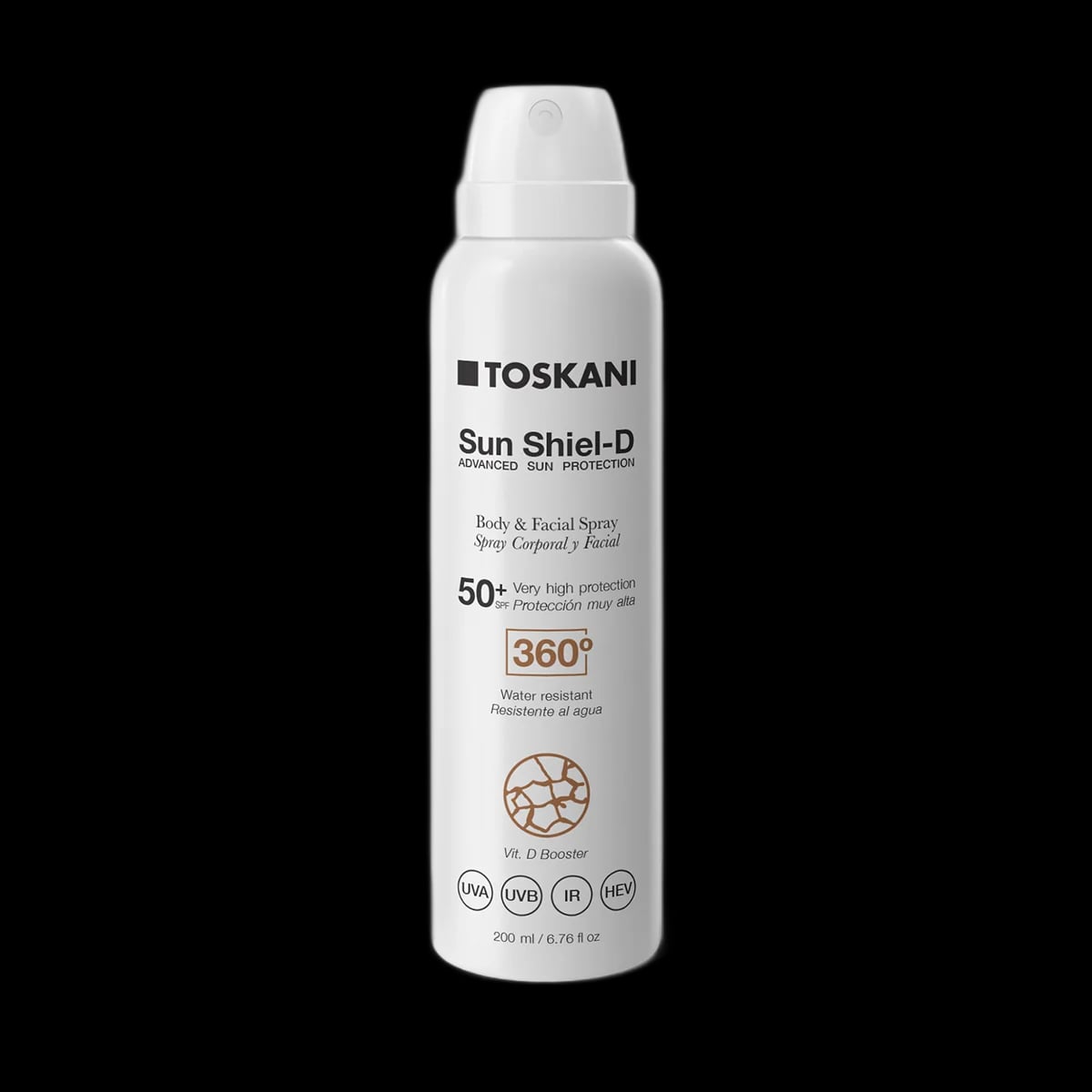 Toskani - Sun Shiel-D Body & Facial Spray